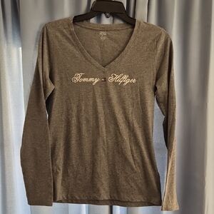 Tommy Hilfiger Gray Long Sleeve Tee